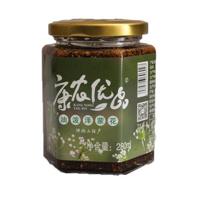 泽蒙花油陕北土特产泽蒙花油泼扎蒙麻麻花康农优品原味香辣280ML
