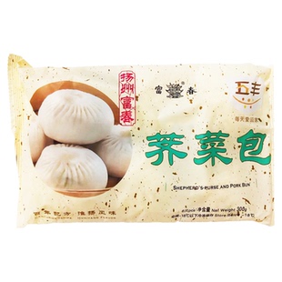 扬州特产 富春包子 荠菜包 速冻速食手工儿童营养点心早餐 包邮