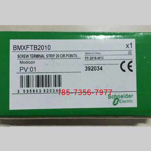 议价BMXFTB2010施耐德可编辑逻辑控制器螺钉端子模块（20点）全新