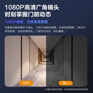 大华乐橙全自动猫眼密码指纹锁V7家用防盗门木门电子智能视频门锁