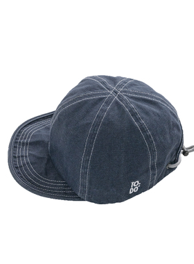 [梁月商店]街头工装藏青棒球帽