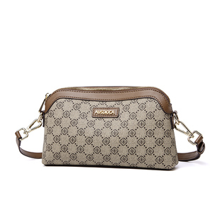 斜挎包包女款式贝壳包2025新款妈妈中年包日常通勤百搭高级单肩包