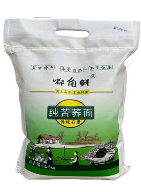 嘟角鲜甘肃特产苦荞麦面粉5斤