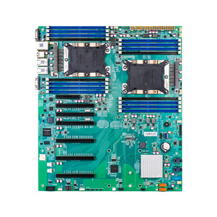 速桥LGA3647双路四卡GPU显卡服务器工作站主板对标超微X11DPG-QT