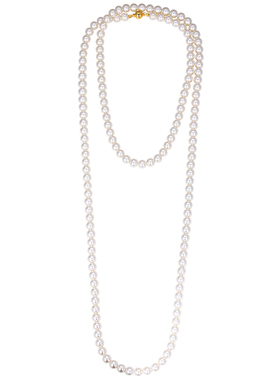 珍珠项链毛衣链长款法式高级感