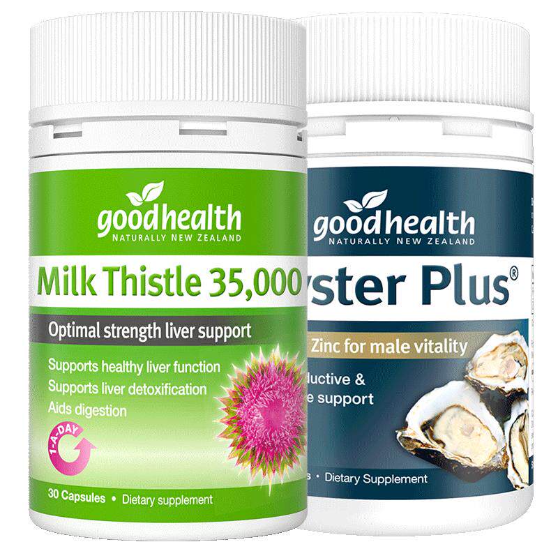 goodhealth/纽好康牡蛎精+奶蓟草
