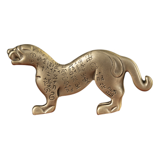 黄铜虎符摆件家居杜虎符镇纸装饰品兵符信物青铜器工艺品高档礼品