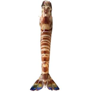 浙奉渔斑节虾竹节虾鲜活超特大虾九节虾海鲜一斤3-5只野生基围虾