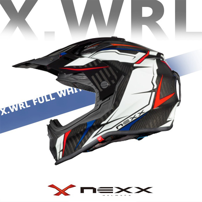 WRL碳纤维超轻Enduro拉力头盔