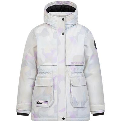 波司登收腰加厚保暖女童羽绒服