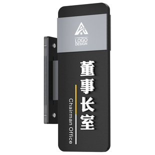 亚克力办公室门牌标识牌定制公司部门董事长会议财务总经理室科室标志工厂仓库门口侧挂墙贴标牌指示牌子定做
