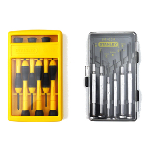 史丹利工具微型螺丝批组套6件套金属精密螺丝刀钟表螺丝起子