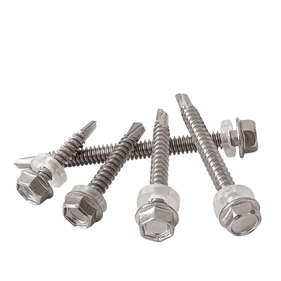 锯锋410不锈钢外六角钻尾燕尾钉