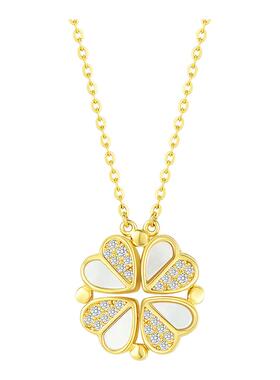 【生日礼物】周大生四叶草项链