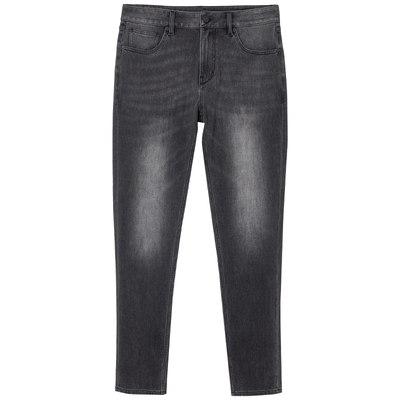 901杰克琼斯秋季时尚四面弹深灰修身水洗牛仔裤男款长裤子