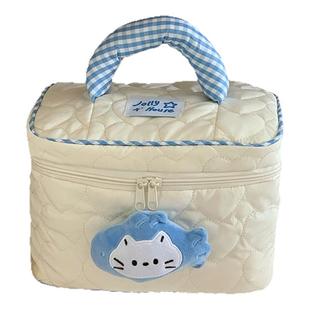 原创化妆包大容量女便携2025新款化妆品收纳包旅行洗漱包化妆袋