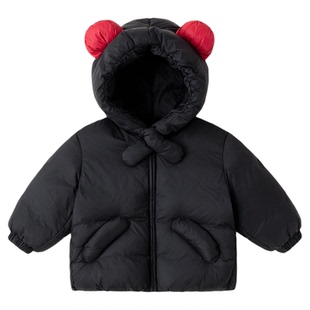 【三防】嘟嘟家儿童羽绒服冬季短款宝宝冬装上衣保暖男童防寒服冬