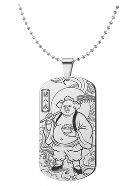 净坛使者吊坠猪八戒佛像牌挂件