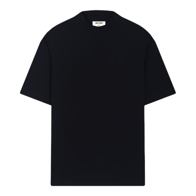 Z1s半高领正肩合体短袖t恤内搭打底衫长绒棉嘉尔同款cleanfit穿搭