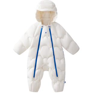 Babycare轻暖羽绒爬服连体衣防泼水宝宝保暖户外冬婴儿男女童装