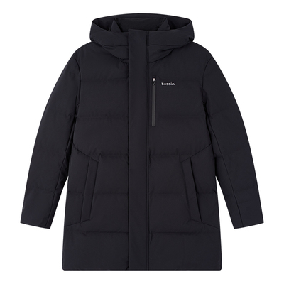 bossini堡狮龙2025新品90白鸭绒加厚抗寒中长款保暖羽绒服男女款