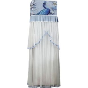 格力美的海尔蕾丝方形柜机罩空调套防尘罩子立式2p开机不取3匹