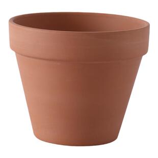 特大号口径高圆形红陶土花盆带底孔大型绿植花盆客厅落地透气花盆