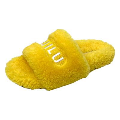 真皮毛一体羊羔毛毛拖鞋女网红款