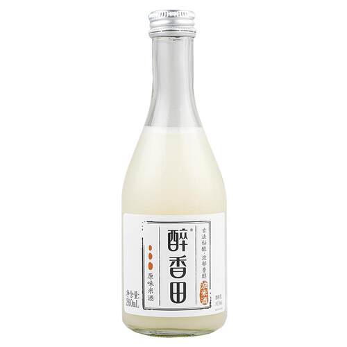 醉香田米酒260ml瓶低度微醺四川纯糯米发酵酒酿女士醪糟甜酒正宗