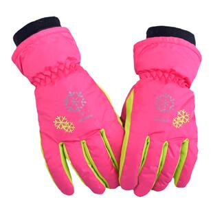 小龄儿童滑雪手套 保暖手套 防风  玩雪 骑车户外打雪仗 手套