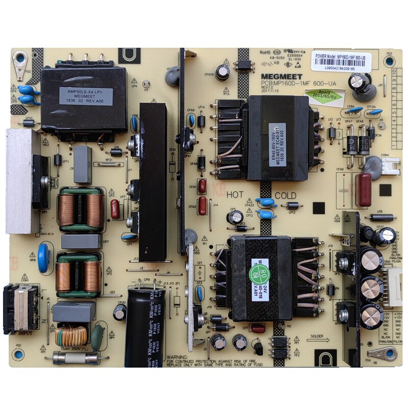 原装长虹58D2P 58DP600电源板MP160D-1MF 600-UA 电路板配件现货