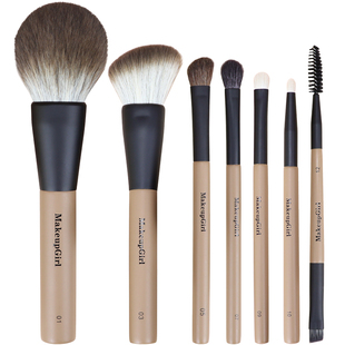 魅女郎之初化妆刷套装12支沧州化妆套刷全套散粉刷眼影刷软毛刷子