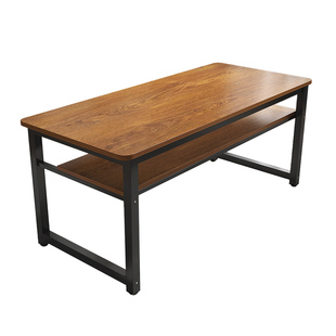 书法桌子绘画桌简易双层电脑桌家用书桌写字桌禅意书桌学生辅导桌