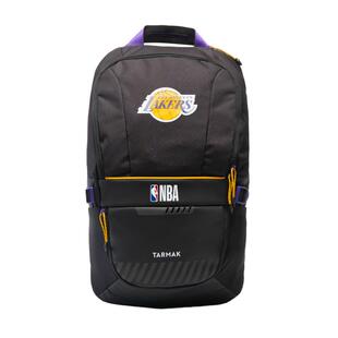 迪卡侬湖人双肩包NBA运动背包篮球健身包书包初中男旅游包IVO3