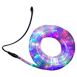 LED彩灯闪灯串灯七彩变色满天星 户外防水圆管条节日装饰霓虹灯带