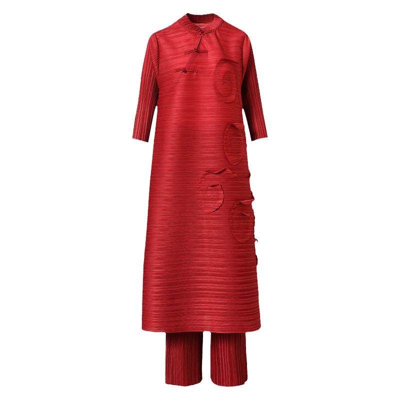 秋季新款新中式妈妈婚宴礼服套装