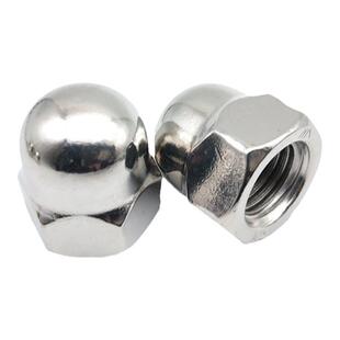 304/201/316不锈钢盖型螺母圆球头装饰盖帽细牙反牙盖形螺帽M3-36