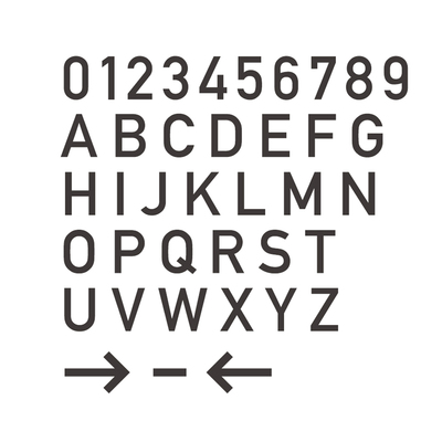宾馆数字自粘门牌号定制
