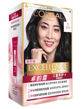 欧莱雅染发膏女卓韵霜染发剂