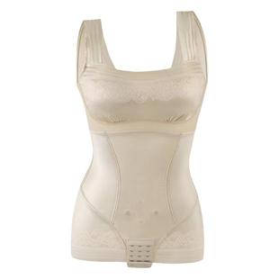 美体塑身内衣女正品官方旗舰店人计无痕超薄款产后收腹提臀连体衣