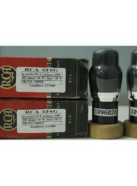 议价6F6G RCA 黑色涂层玻璃 制造 Amplitrex 测试 1 匹配对