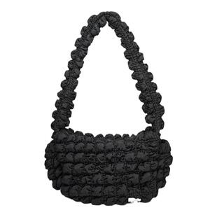 Smting西木汀泡芙云朵斜挎包女大容量包包褶皱2025新款通勤挎包