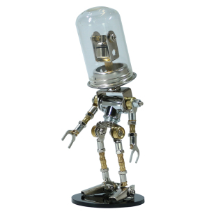 机械党引航员金属拼装模型潮玩桌搭摆件生日礼物送礼女生国创机甲