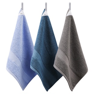 洁丽雅抗菌方巾纯棉面巾洗脸家用吸水100全棉柔软手帕小毛巾擦手