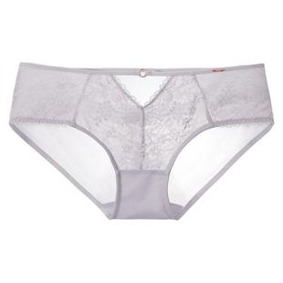 歌瑞尔轻薄蕾丝内裤女亲肤柔软镂空透气性感禁欲系中低三角裤衩