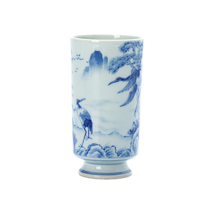 福玉龙景德镇青花手绘闻香杯个人专用高档主人杯功夫小茶杯品茗杯