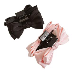 儿童在逃公主蝴蝶结抓夹头饰发夹可爱小女孩后脑勺鲨鱼夹发卡夹子