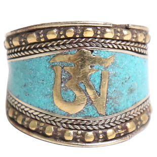 尼泊尔进口三色铜仿古复古藏饰戒指男指环民族风食指开口2个包邮