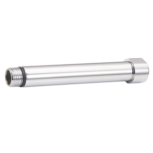 4分淋浴花洒加高延长直杆 304不锈钢拉丝黑古铜色4分加长升降杆