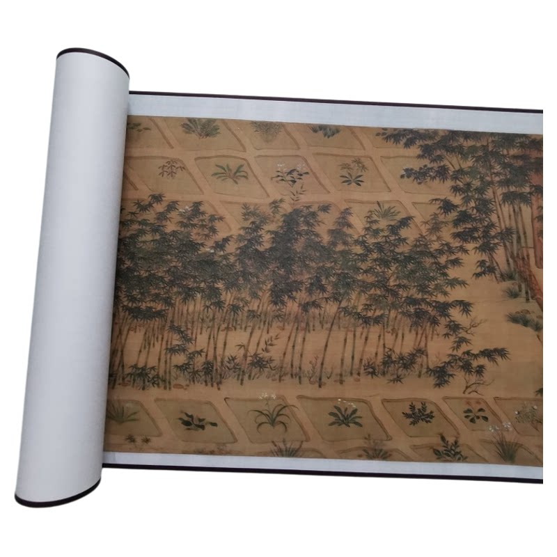 仇英清明上河图古代人物工笔水彩国画真迹书画微喷长卷横幅装饰画